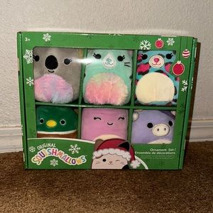 NWT Squishmallow Ornament Set Christmas 2022 Bundle